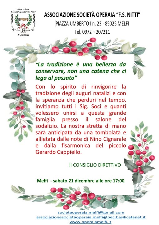 Auguri 2024-2025